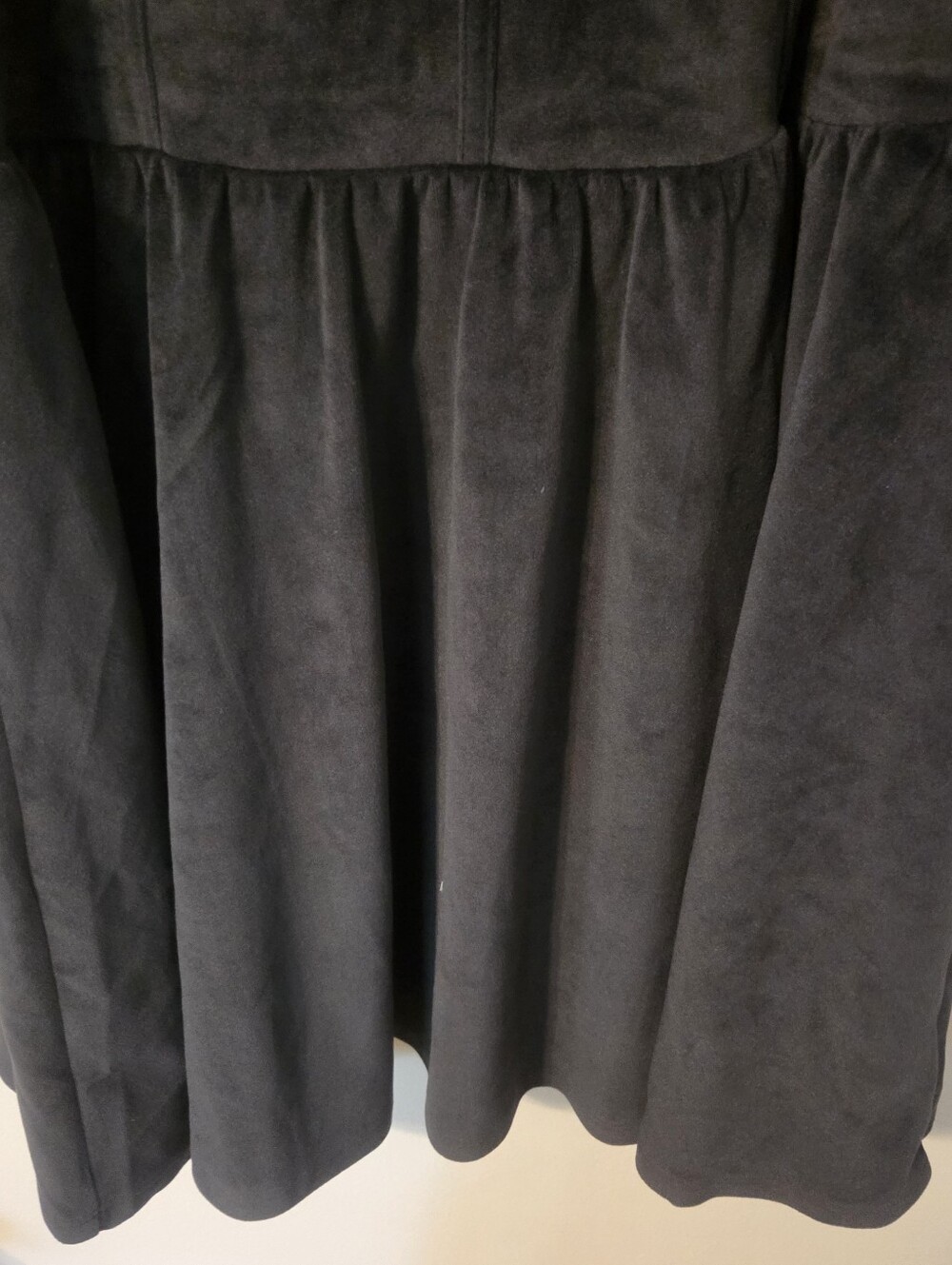 American Eagle Women's Black Velvet Corset Mini Dress. Sz L NWT - Picture 6 of 10